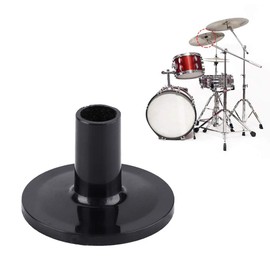 Cymbal Sleeves, 8 Pieces Cymbal Replacement Accessories, Plastic, Black Drum Long Cymbal Sleeves, Musical Instrument Accessories for Shelf Drum Kit