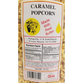 C.R. Frank Popcorn Gourmet Caramel Popcorn - 16 oz Bag (Pack of 3)