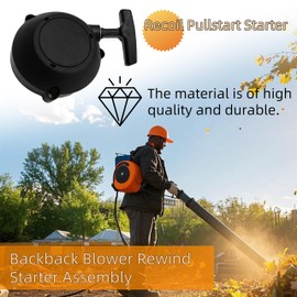 Youqsm Recoil Pullstart Starter,4244-190-0308,Compatible with STIHL BR600,BR430,SR450-Z,BR450,SR430,SR450,Backback Blower Rewind Starter Assembly,Replace,42441900308