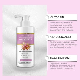 Shower Cream, Moisturizing Body Wash, Cleanses and Nourishes the Skin, Erfrischt und Reinigt, Macht die Haut Zart, Spendet Feuchtigkeit, Verbessert den Hautglanz, Enthält Badeschaum