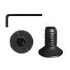 YEJAHY Pack of 20 M5 x 12 Countersunk Head Screws,