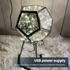 LED Dodecahedron Light USB Powered Music Sync Color Changing Colorful