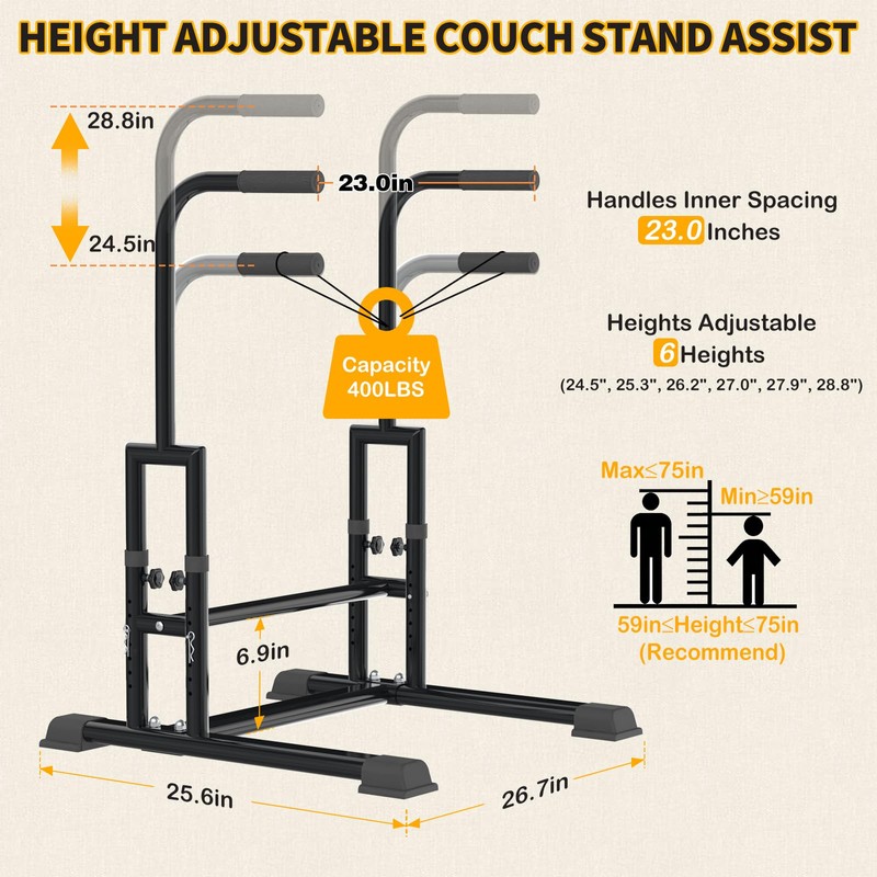 Adjustable Couch Stand aids for Getting Off Chair/Sofa for Elderly,