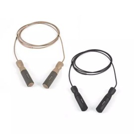 Sangpum Sangse Seolmyung Chameo 아이워너 선수용 줄넘기 (선택) 스텐와이어 운동용품 [블랙] I Wanna Athlete Jump Rope (Select) Stainless Wire Exercise Equipment [Black]