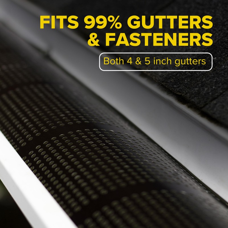 Alu-Rex Rain Gutter Guard – Aluminum Eavestrough Protection – Canadian-Made