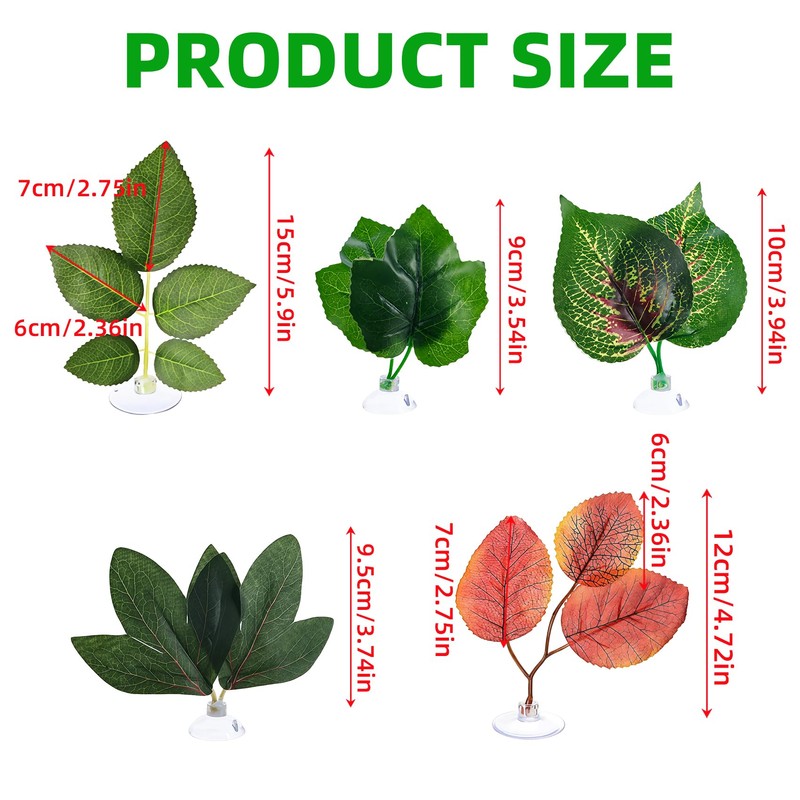 CllyCnny Betta Fish Plant Hammock - Aquarium Floating Leaf Decor