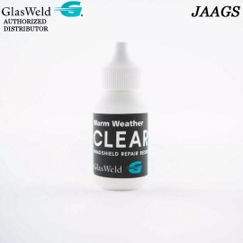 Glasweld Clear Warm Weather Rock Chip Repair Resin - 30ml