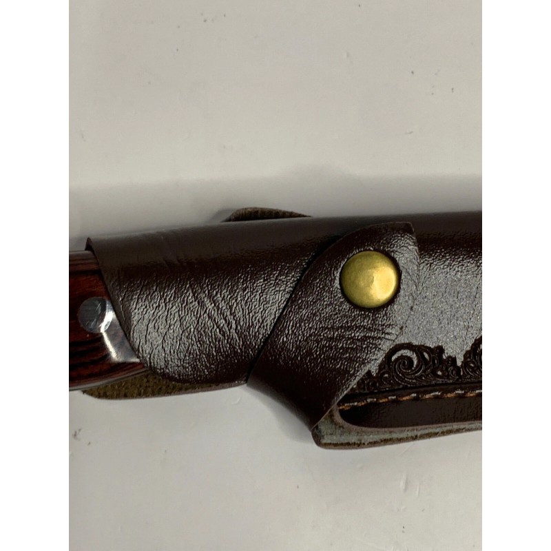 CUSTOM LEATHER SHEATH for Buck 119 Knife – Handcrafted Premium