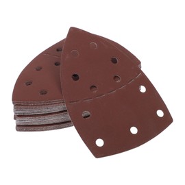 HEROFFIX 50 Pcs Sanding Discs Wet Dry Waterproof Hook & Loop Sandpaper for Woodworking, Automotive Refinishing 6.10"x4.13" 11 Hole 1000 Grit Red Aluminum Oxide
