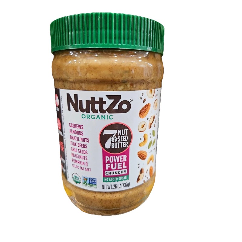 Nuttzo Organic 7 Nut Seed & Butter Power Fuel Crunchy,