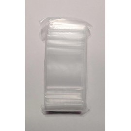 2x3" Clear Mini Ziplock Bags, 2030 Jewelry Storage Bags, 100 Pack, Resealable Waterproof Plastic Pouches for Small Items
