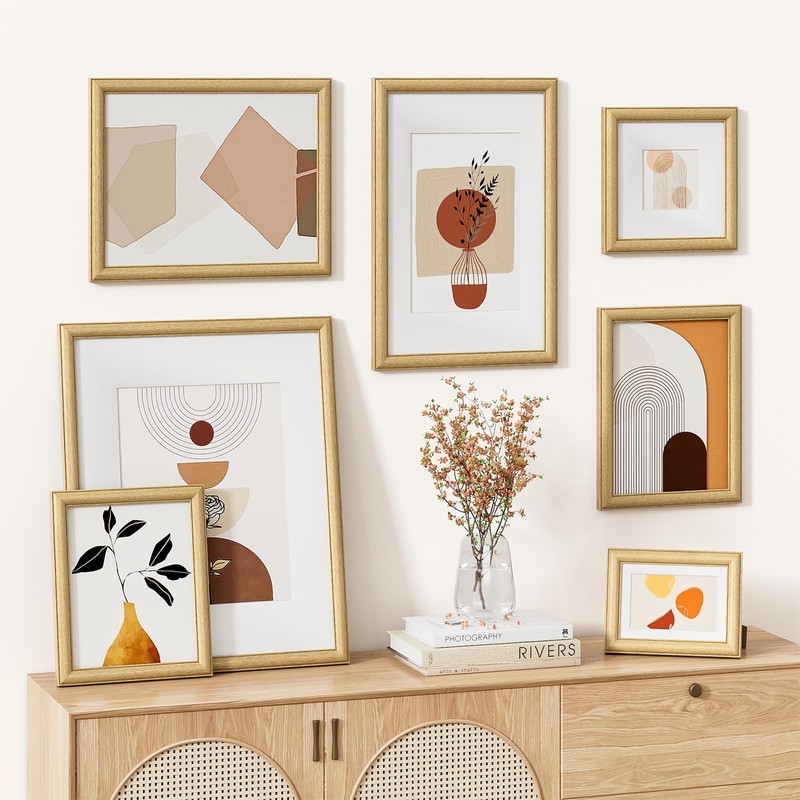 8x10 Picture Frame,8 x 10 Solid White Oak Photo Frame