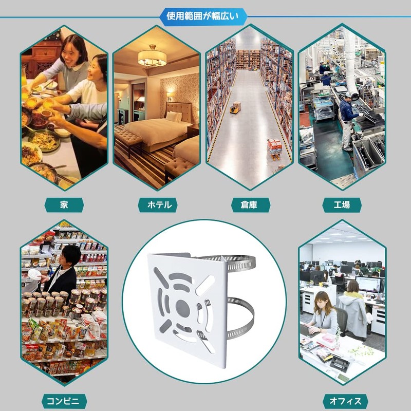 kakkisan Security Camera, Mounting Hardware, Pole, Bracket, Stand, Housing, Camera,