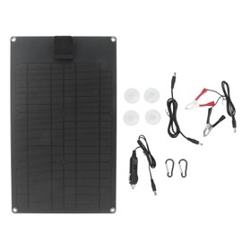 Solar Panel 20W Waterproof Stable Portable Cell Phone Solar Chargers with Indicator Light for Outdoor Car Fans Watches