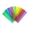 Pack of 8 Assorted Coloured 210x80mm Dyslexia Overlay Reading Strips