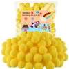 TUPARKA 100 Pcs Pom Poms Yellow Craft Pompoms Balls 1