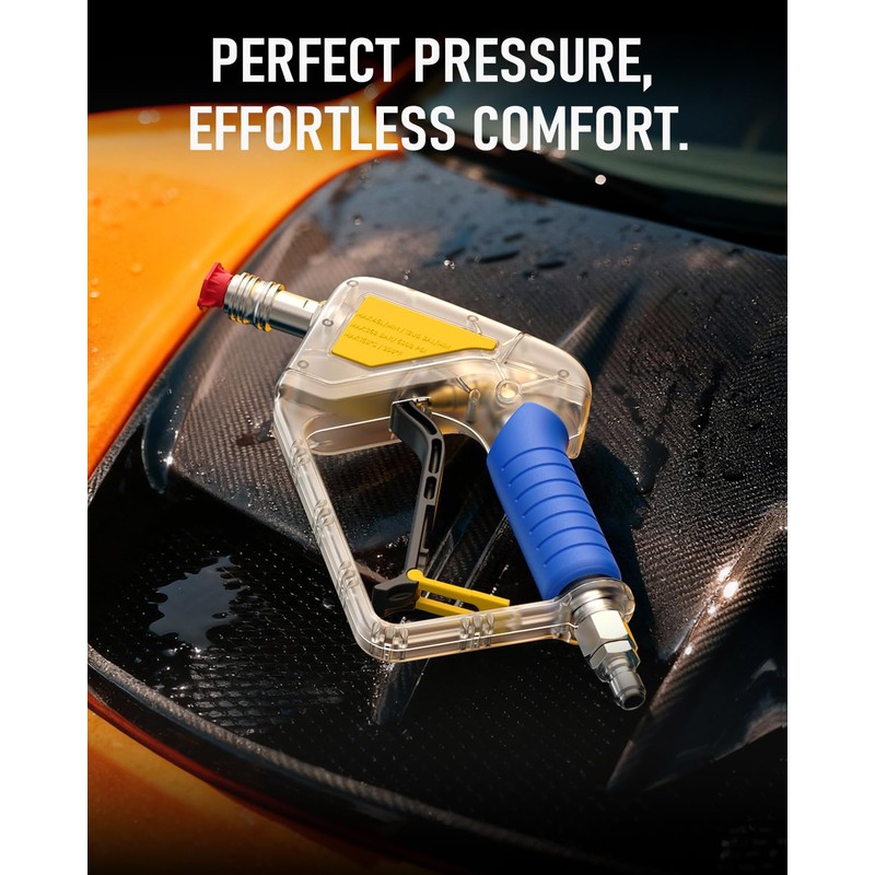 XENDYWASHER Short Swivel Pressure Washer Gun Pro, Stubby Pressure Washer