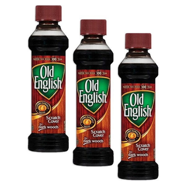 Old English Scratch Cover For Dark Woods Polish 8 oz (Pack of 3)