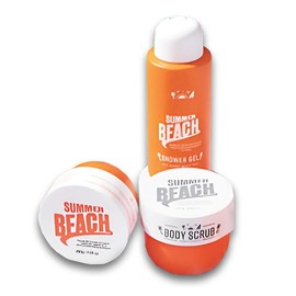 Summer Beach Body Caramel Sunset | Set of 3 | Shower Gel, Body Scrub & Body Butter