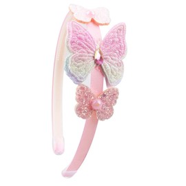 YYDDYRX 6 Pack Girls Headbands Glitter Kids Headbands Bow/Heart/Star Headbands for girls/Toddler/Teens (A-666)