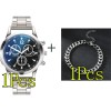 2 Pzas Relojes De Cuarzo Casuales Impermeables Para Hombre