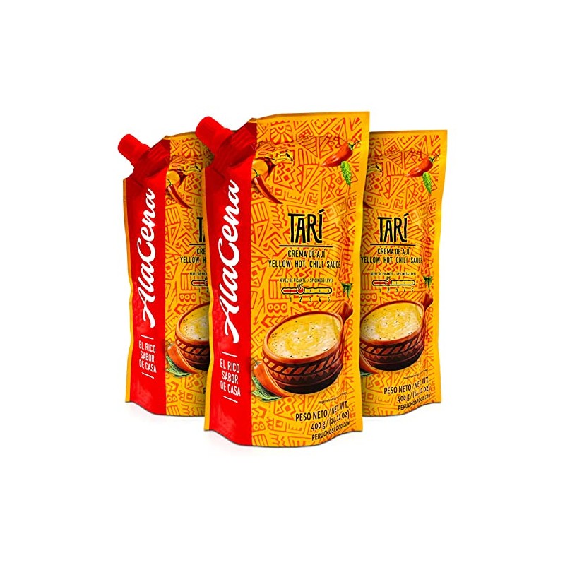 Crema de Aji Tari Peruano Nuevo Paquete 400 g (15