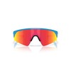 Oakley OJ9015 Resistor Sweep Rectangular Sunglasses, Polished Sky Blue/Prizm Ruby,