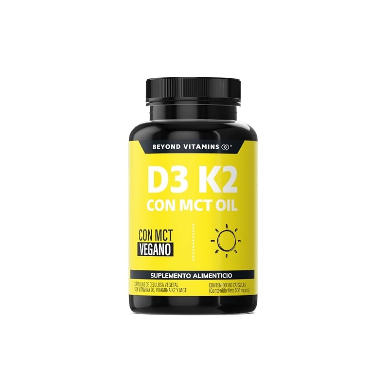 Vitamina Mct Oil Azúcar Suplemento Alimenticio Vegano Beyond Vitamins Ingredientes