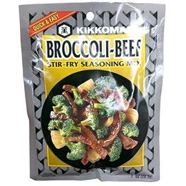 KIKKOMAN MIX SSNNG BROCCOLI BEEF, 1 OZ,(Pack of 6)