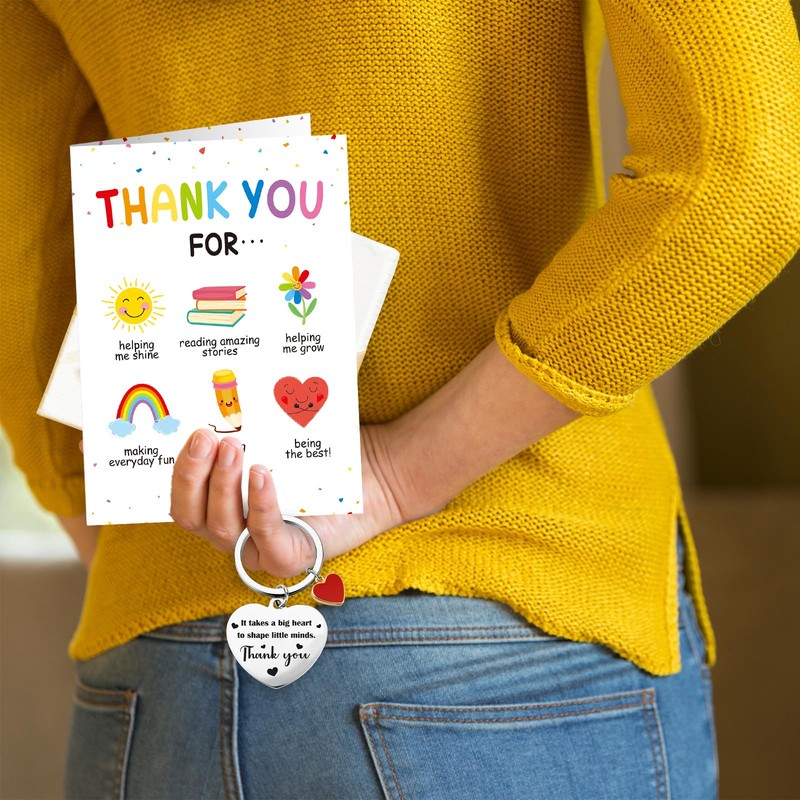 DPKOW Thank You Teacher Gifts for Women, Teacher Appreciation Card