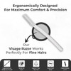 Precision Facial Razors, Touch-up Dermaplaning Tool, Eyebrow Razor, Peach Fuzz
