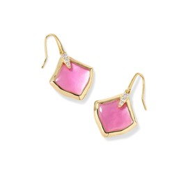 Kendra Scott Womens Joelle Drop Earrings Gold Azalea Illusion One Size One Size