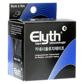 Kinesiologie Tape Elyth 5 Cmx5 m Schwarz