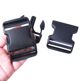 J. Carp Pack of 4 Bag Fastener Backpacker Backpack Buckle Buckle Buckles and Fasteners, 51 mm