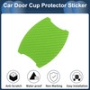 INFINAUTO 3D Car Door Handle Scratch Protector, 68x85mm Removable Magnetic