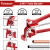 3/16 Inch+1/4 Inch Brake Line Flaring Tools kit Include Copper-Plated