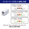 ELPA TEA-001 Telephone Wire Extension Adapter, Modular Jack, 6 Pole