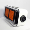 Atlanta 1899/0 Radio Controlled Alarm Clock Retro Design White