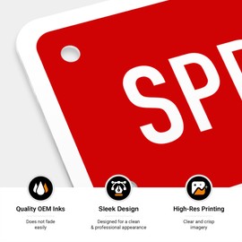 Sprinkler Valve Sign, (SI-85064) 2x7 Inches, 0.25 Aluminum, Fade Resistant, Made in USA by Sigo Signs