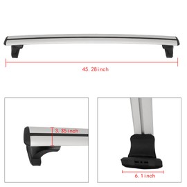 FINDAUTO Roof Rack Compatible for 2011-2020 for Jeep Grand Cherokee Roof Rack Cross Bars- Max Loading 165LBS,Rooftop Cargo bars Carrying Bag Luggage Canoe Bike Kayak Carrier