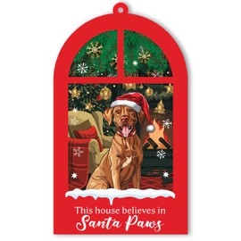BlinkWishes Vizsla Dog Christmas Ornament, for Vizsla Owners, Vizsla Lovers, Dog Mom, Dog Dad, Vizsla Ornaments for Tree Decor Xmas Keepsake