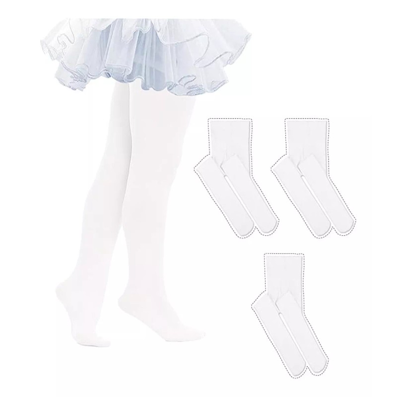 DIUNASENG 3 Mallas Niña Panti Medias Delgada Resistente Opacas Ballet