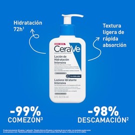 CeraVe Loción Hidratante Intensiva de Rostro y Cuerpo para Piel Muy Seca e Irritada con Hydro-Urea al 5% y Ceramidas Esenciales, Hidrata y Restaura la barrera de la Piel, con 236 ml