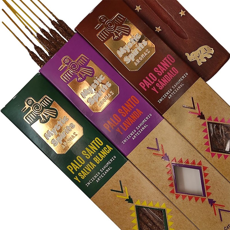 Aromasenses.- Pack of 3 Mystic Spirit Sahumerios Incense Sticks, 3