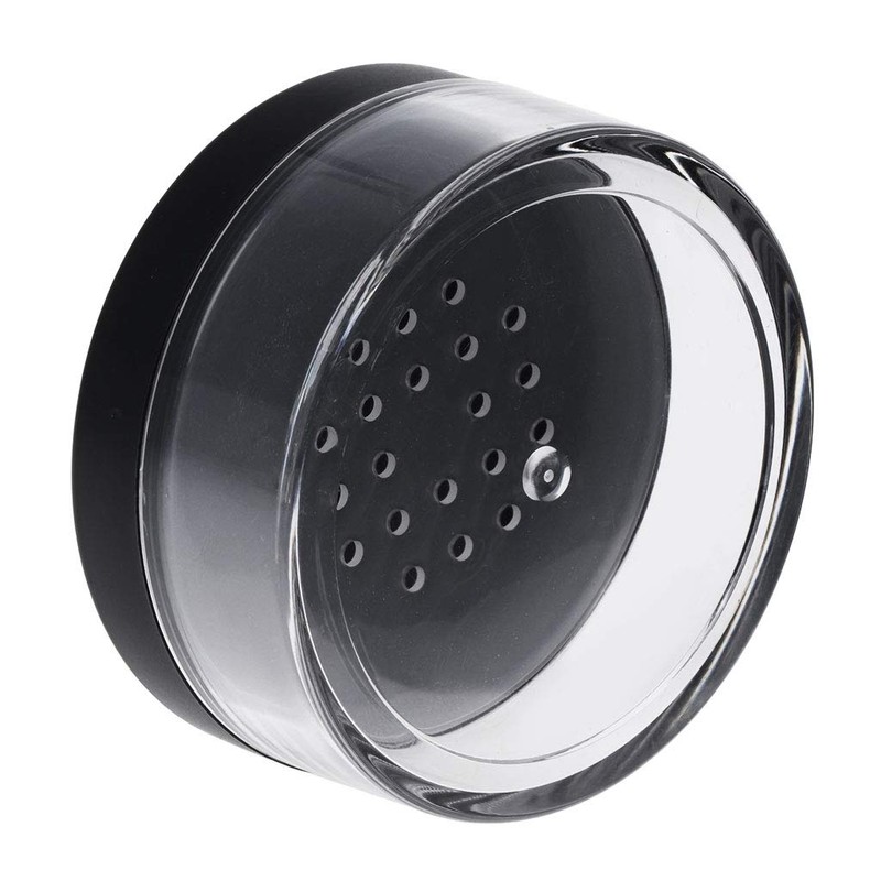 JAGETRADE 50 g Plastic Empty Loose Powder Box with Strainer