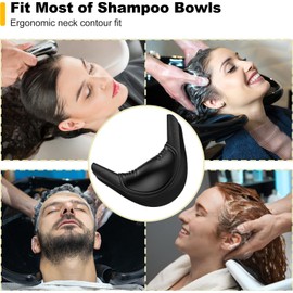 AISEELY Shampoo Bowl Neck Rest for Salon, Salon Shampoo Neck Rest Cushion, Professional Shampoo Bowl Neck Cushion, Silicone Salon Sink Neck Rest for Wash Basin Hair Washing Tray for Sink at Home