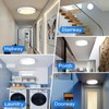 Motion Sensor Ceiling Light Wired, LED Flush Mount Ceiling Light