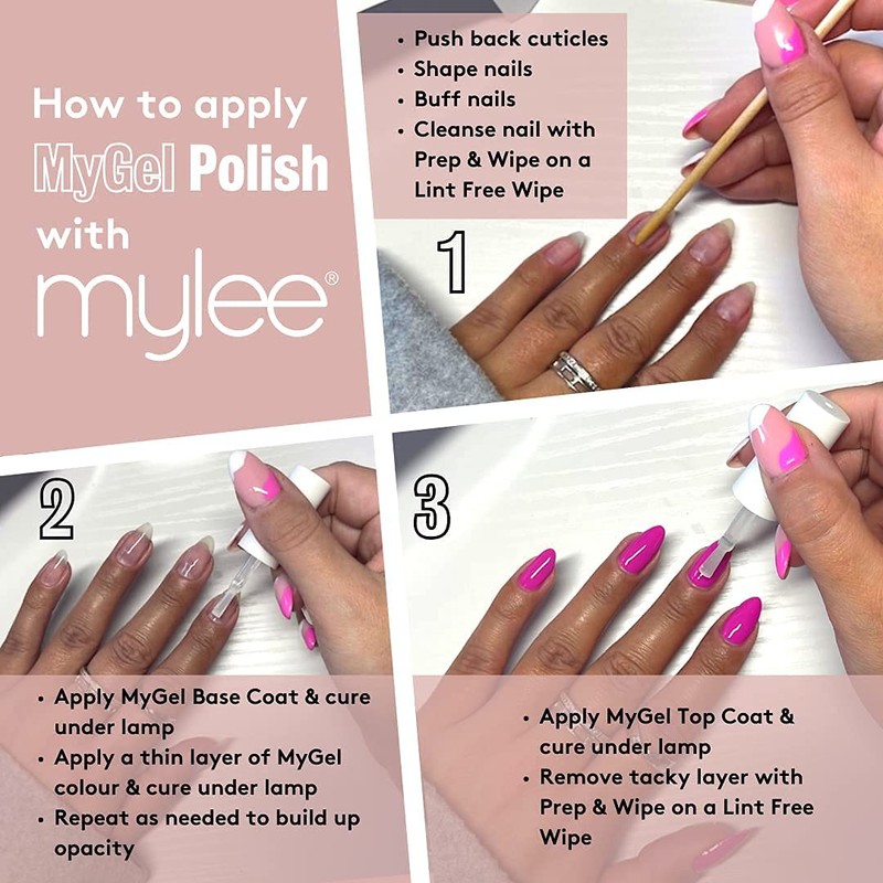 MYGEL by Mylee Gel Nail Polish 10ml UV/LED Manicure Pedicure