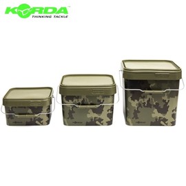 Korda Compac Bucket 5 Litre 10 Litre 17 Litre (One Of Each Size)