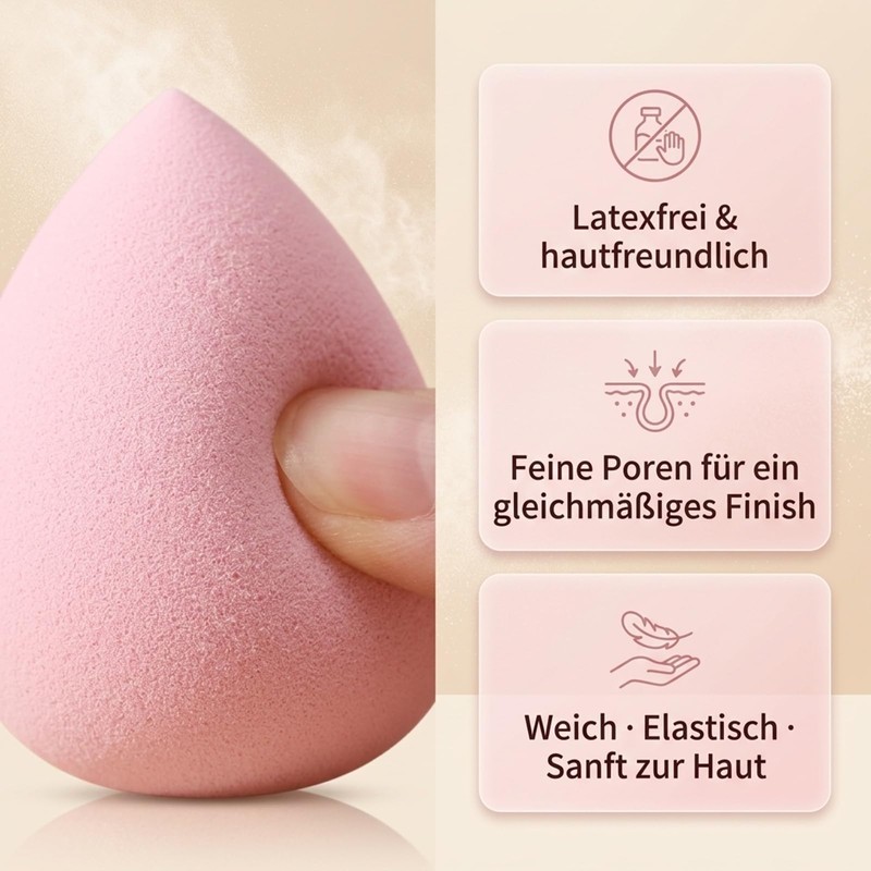 Make Up Sponge Set: 40 Pieces Beauty Blender Mini with